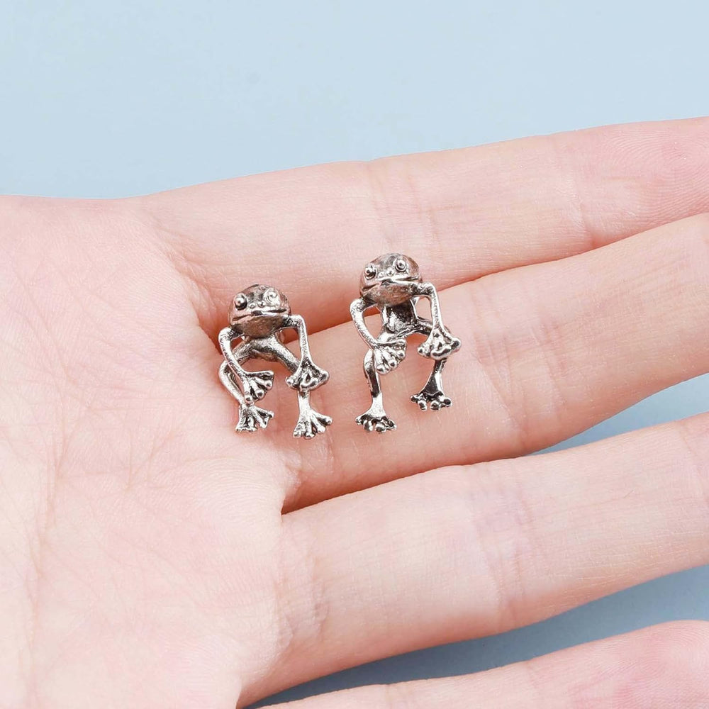 Jewelance™ FrogEarrings 1+1 GRATIS: Schattige Temperament Kikker Stud Oorbellen