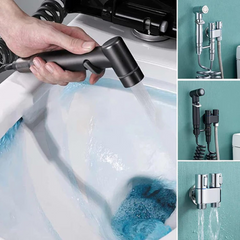 Globetrek° PremiumBidet - Eenvoudige Installatie Dubbele Ventiel Handgehouden Premie Bidet Set