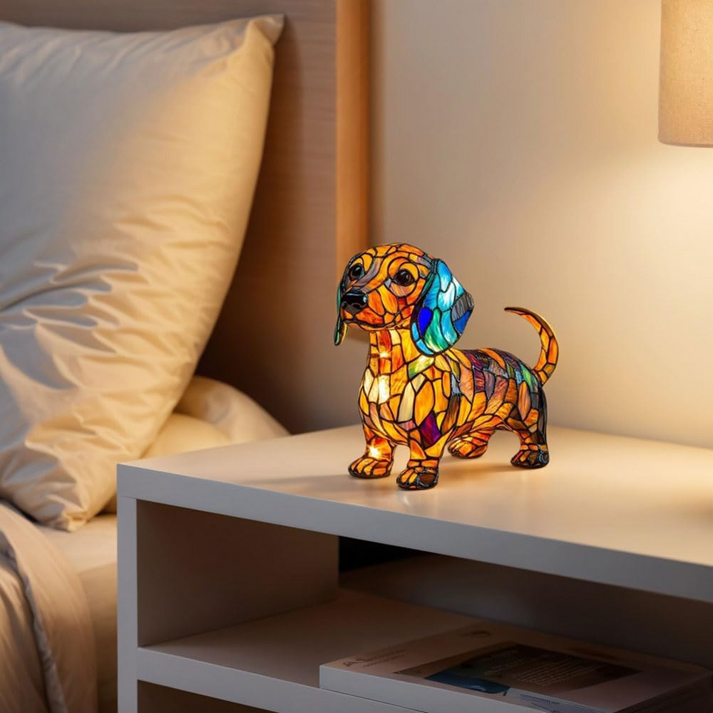 Ledsen™ DogLamp: Moderne Artistieke Bevlekken Omgeving Hondenlamp