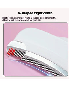 DogCatFri™ GentleComb 1+1 GRATIS: Zachte Huisdier Deshedding V-Tand Kam