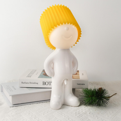 Ledsen™ BoyLamp: Charmant Klein Decoratief LED Jongen Lamp