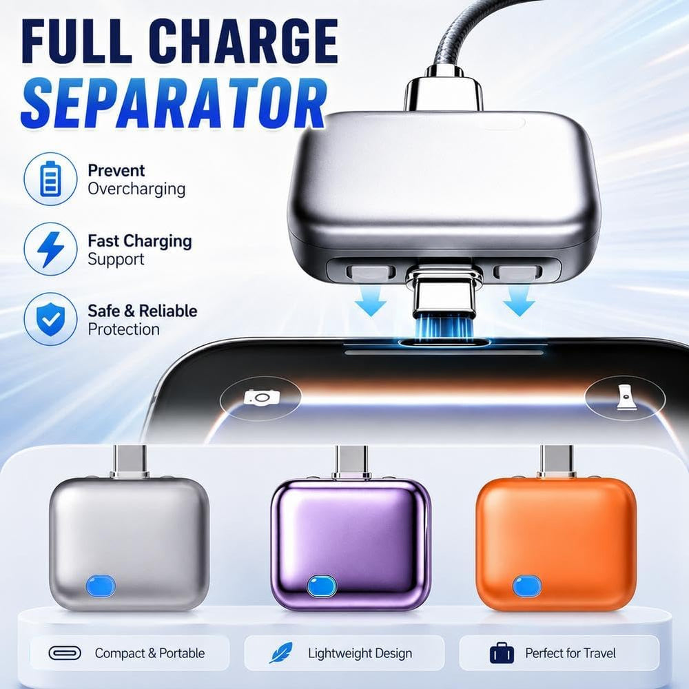 ChargerSeparator 1+1 GRATIS: Slimme Auto Uitschakeling Snellader Separator