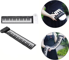 Kletshuts™ PortablePiano: Lichtgewicht Muziek Roll-Up Draagbare Piano Toetsenbord