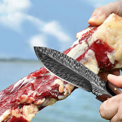Globetrek° FeatherKnife: Uniek Veer Geïnspireerd Ontwerp Compact Mes