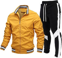 Icone™ TrackSuit: Rits Stand Omhoog Kraag Fitness Set