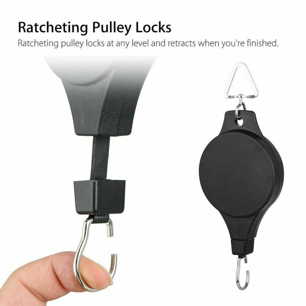 GlideHold® SuspensionHooks 1+1 GRATIS: Inklapbare Hangplanten Suspensie Haken