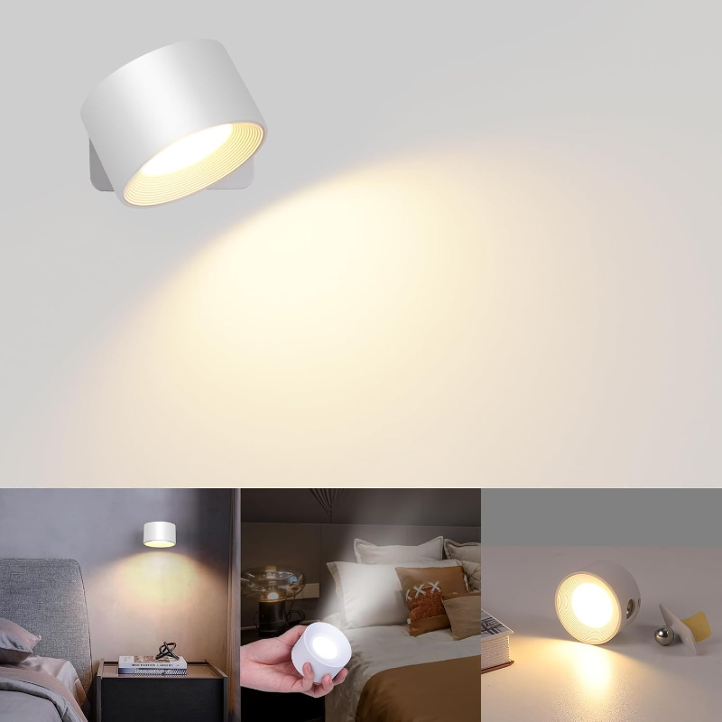 Ledsen™ RotatingLamp 1+1 GRATIS: Roterend Draadloze LED Muur Lamp