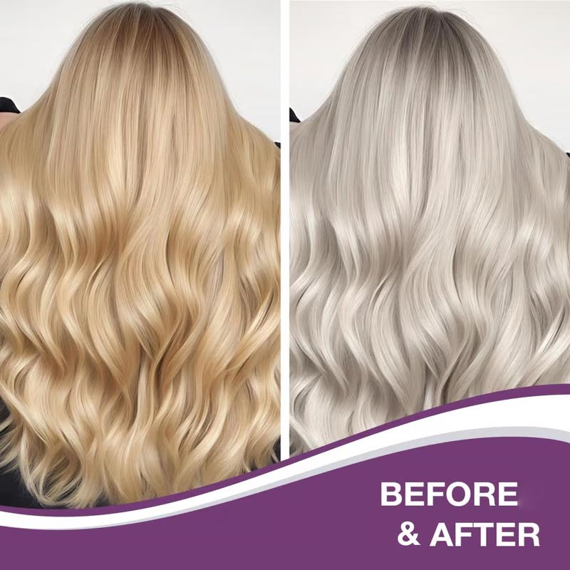 Rose® KeratinMask: Kleur En Diepe Herstel Paarse Keratine Toning Haarmasker