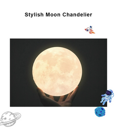 Ledsen™ MoonLamp: Elegante Decoratieve Maan Hanglamp
