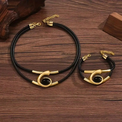 Jewelance™ SpiralNecklace 1+1 GRATIS: Vintage Boheemse Spiraal Ketting En Armband