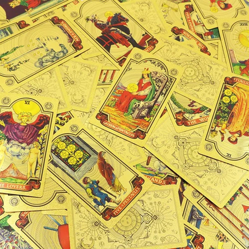TarotCards - Mystieke Gouden Tarot Kaarten