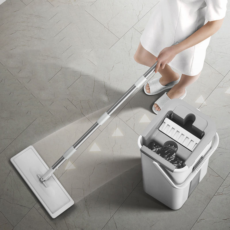 Cleaner Pro° CleanMop: Handsfree Wring Systeem Mop En Emmer Set