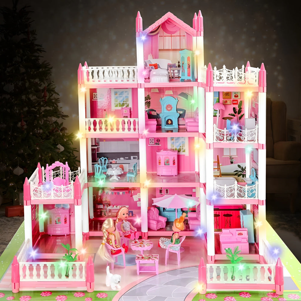 Kletshuts™ MiniMansion: Prinsessen Droom Kasteel DIY Poppenhuis Mini Landhuis Speelset