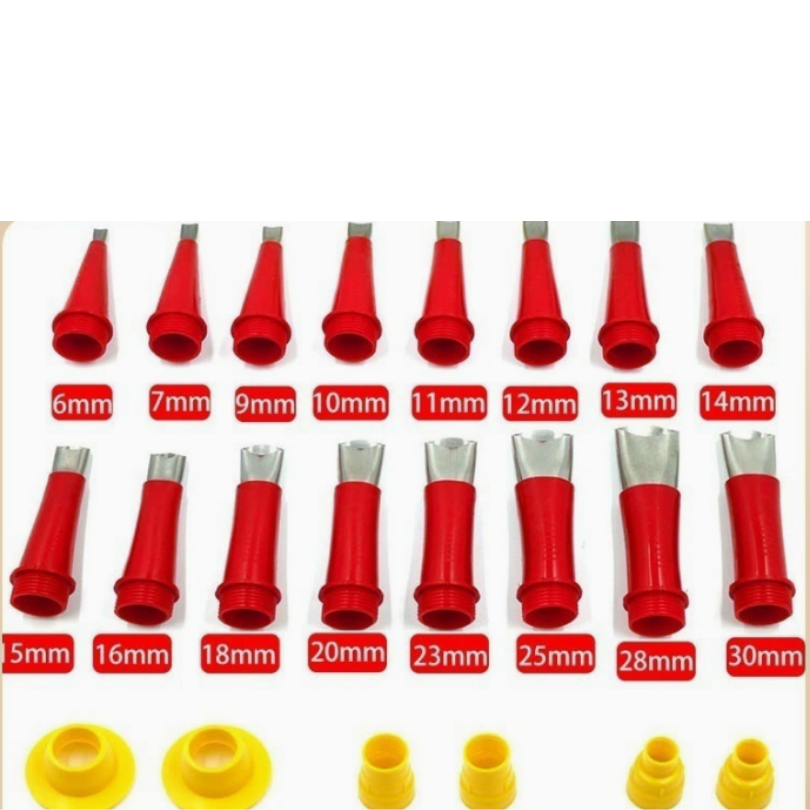 RubberNozzle - Universeel Rubber Mondstuk Gereedschap Kit
