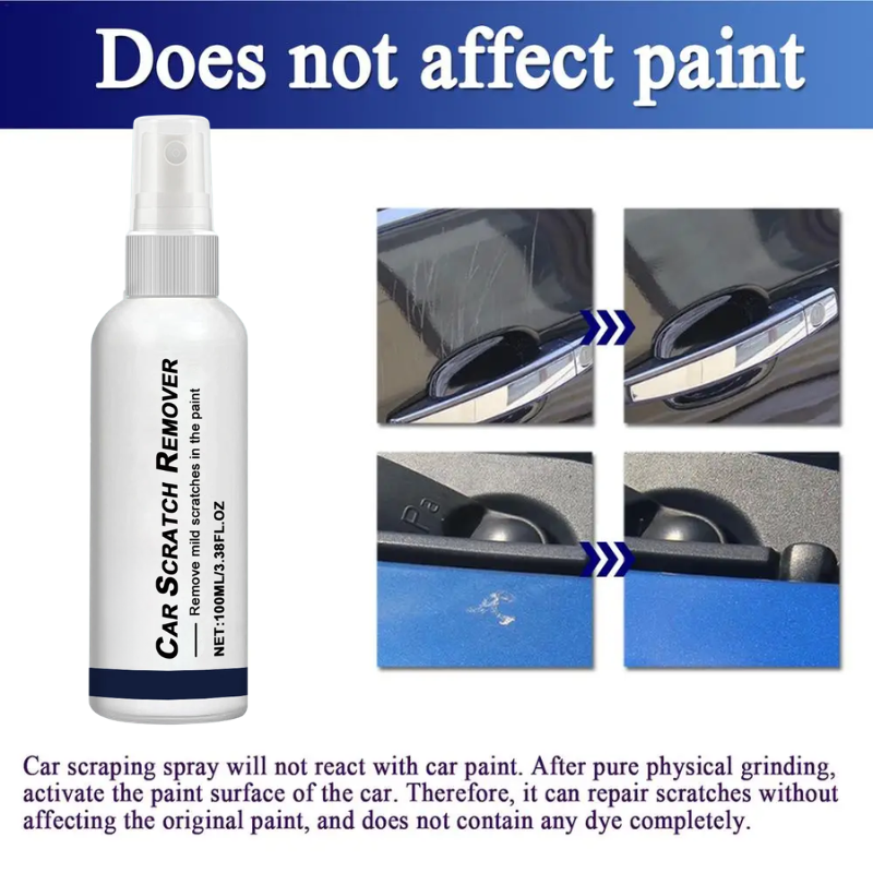 Cleaner Pro° ScratchRemover 1+1 GRATIS:Snelle Reparatie Autokrassenverwijderaar Spray