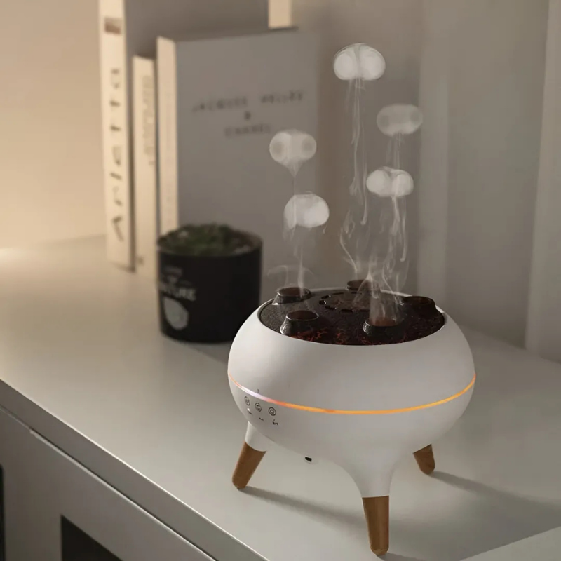 Globetrek° JellyfishHumidifier: Jellyfish Mist Luchtbevochtiger Aromatherapie Diffuser