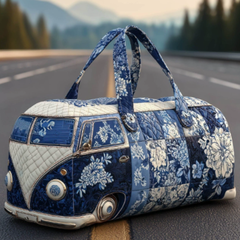Icone™ DuffleBag: Levendige Hippie Stijl Multifunctionele Reis Duffel Tas