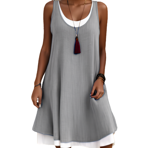 Icone™ EverydayDress - Losse Pasvorm Twee Laag Ontwerp Dagelijks Gebruik Jurk