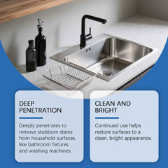 Cleaner Pro° StainSolution 1+1 GRATIS: Zwaar-Plicht Multi-Oppervlak Vlekkenoplossing Met Schrobborstel