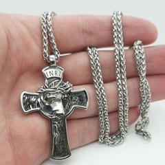 Jewelance™ CrossNecklace: INRI Christelijk Kruis Ketting