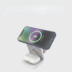 Holder360° MultiCharger: Multifunctioneel Opvouwbaar Magnetisch Oplaad Standaard