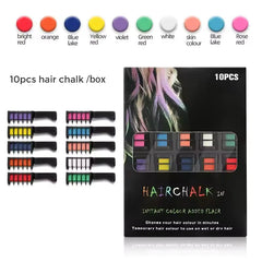 Rose® HairDye: Haar Kleurstof Kam Tekenkrijt Afwasbaar Tijdelijk Verf Set