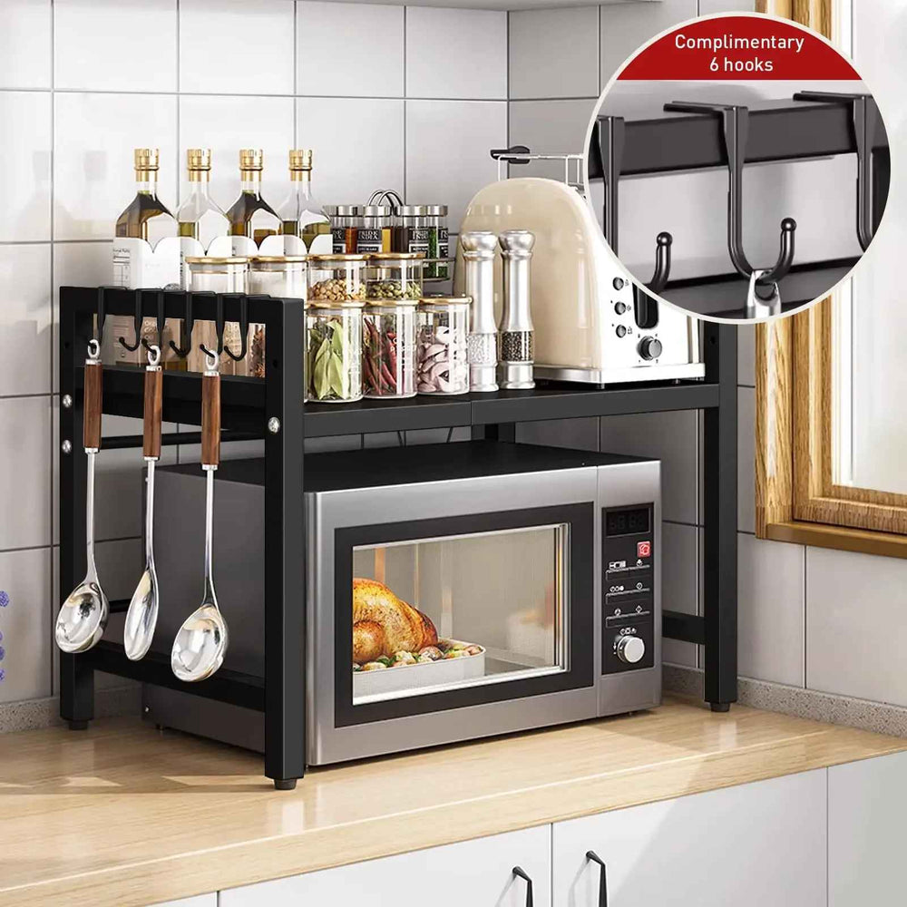 Globetrek° KitchenShelf: Multifunctionele Intrekbaar Keukenplank Opslag Voor Apparaten