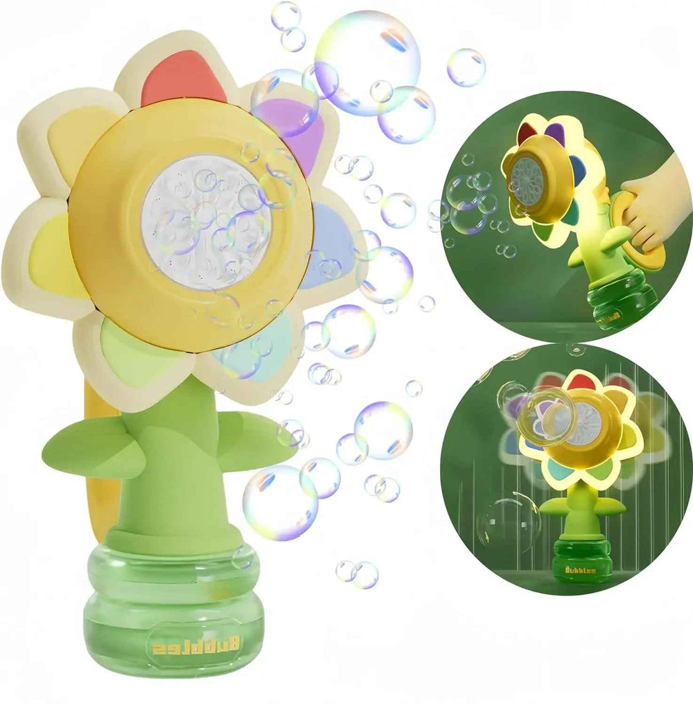 Kletshuts™ SunflowerBubble - Automatische Zonnebloem Bubbel Blazer Machine Speelgoed