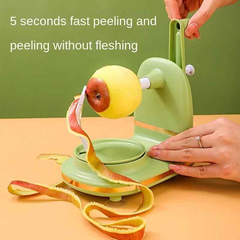 Globetrek° FruitPeeler - Multifunctionele Hand Zwengel Fruitenschiller Snelle Gemakkelijke Schilgereedschap