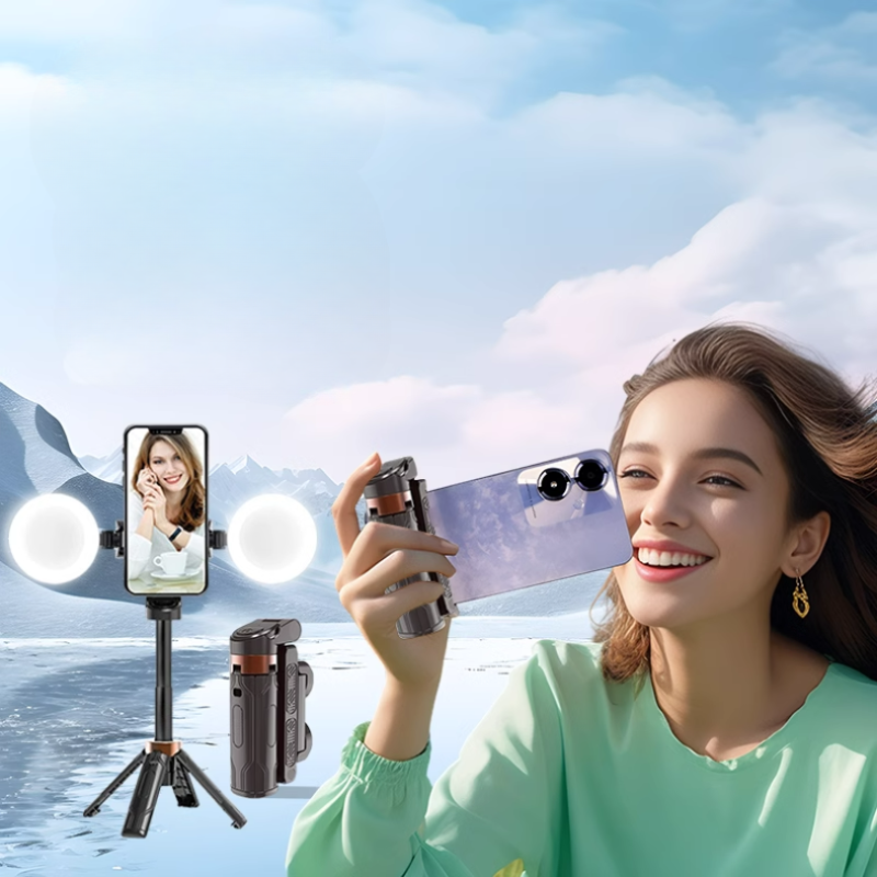 Holder360° CameraPod - Ultrastabiel Mini Camera Statief Met Vrij Lichten