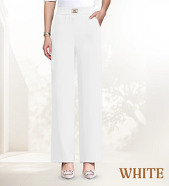 Icone™ DrapePants: Stijlvolle Rekbare Hoge Taille Drape Broek