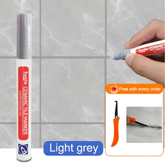 TileMarker 1+1 GRATIS - Anti-Schimmel Keramische Tegelvoeg Marker Met Voegen Haakmes