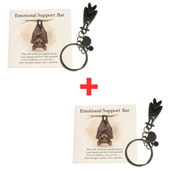 BatKeychain 1+1 GRATIS: Dagelijks Stijl Spooky Vleermuis Bedel Sleutelhanger