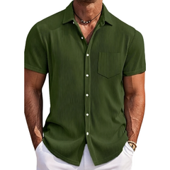 Icone™ StreetwearShirt: Comfortabel Stijlvol Heren Korte Mouw Casual Streetwear Shirt
