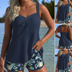 Icone™ SummerTankini: Moderne Comfortabele Tweedelige Zomer Tankini Zwemset