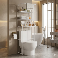 GlideHold® BathroomShelf: Stijlvolle Minimalistische 3-Laagse Badkamerplank