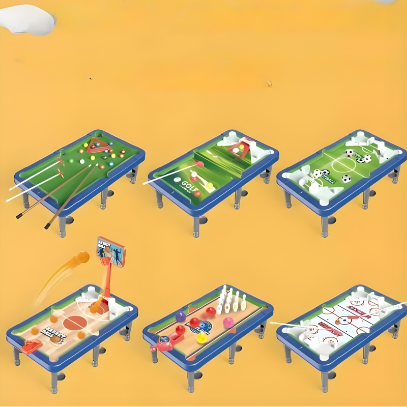 Kletshuts™ MiniArena: Ultieme 6-In-1 Draagbare Mini Arena Entertainment Tafel