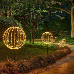 Ledsen™ ChristmasBall: LED Hangende Kerst Bal Lichtjes Voor Buiten Tuin Decoratie