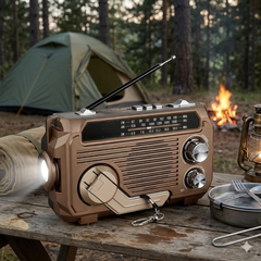 SolarRadio™ - Multifunctioneel Draagbaar Alles-In-Één Noodgeval Zonne-Energie Radio