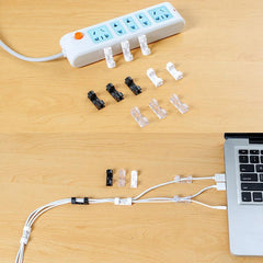 GlideHold® WireClamps 1+1 GRATIS: Zelfklevende Eenvoudige Kabelorganisatie Draadklemmen