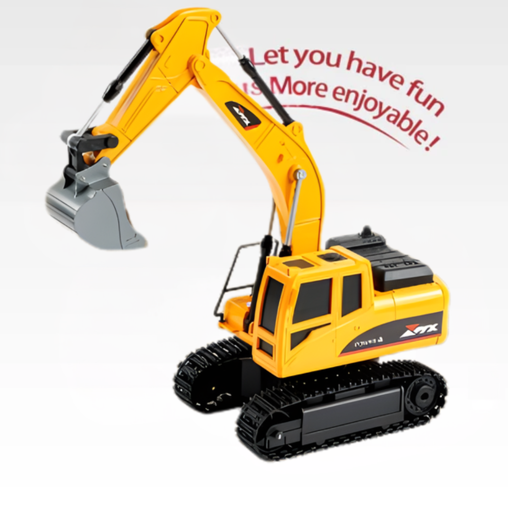 Kletshuts™ ExcavatorToy: Afstandsbediening Kinder Graafmachine Speelgoed