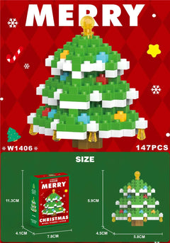 Kletshuts™ HolidayBlocks 1+1 GRATIS: Kinderen Creatievelingen Micro Bouwen Blokken Kerst Vakantie Editie