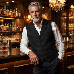Icone™ MensVest - Klassiek En Elegant Slim Fit Formeel Vest Voor Mannen