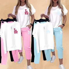 Icone™ ComfyOutfit: Toevallig Zachte Ademende Dagelijkse Comfortabele Stijlvolle Outfit Set