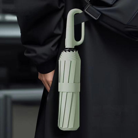 FoldingUmbrella: Automatisch 20 Botten Ringgesp Handvat Opvouwbare Paraplu