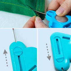 SewingTool- 2-In-1 Verstelbare Naaigeleider En Ingebouwde Tornmesje Gereedschap