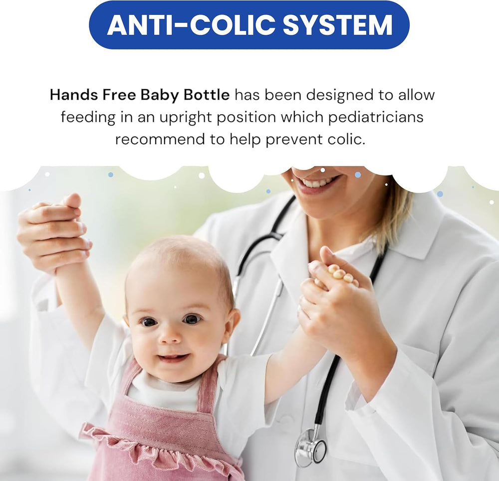 Kletshuts™ BabyBottle: Handsfree Eenvoudig Voeden Baby Fles Set