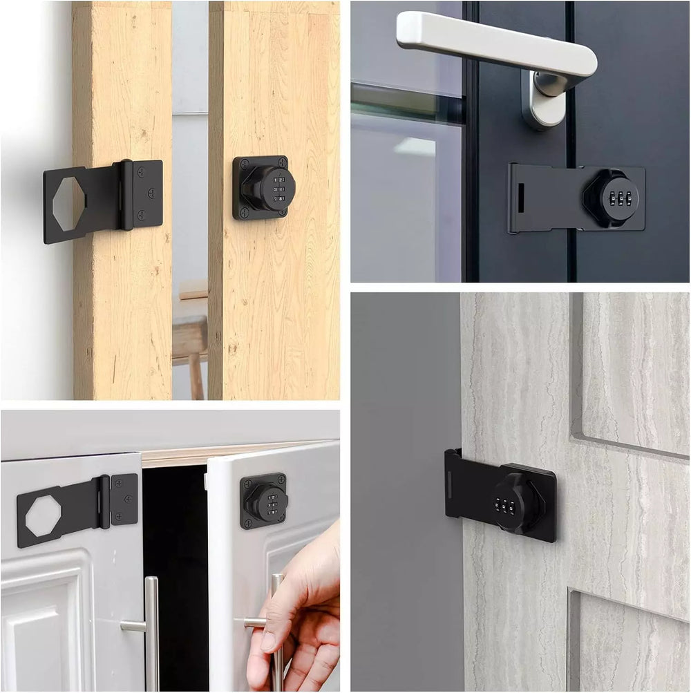 GlideHold® SmartLock: Eenvoudige Installatie 3-Cijferige Combinatie Slim Slot
