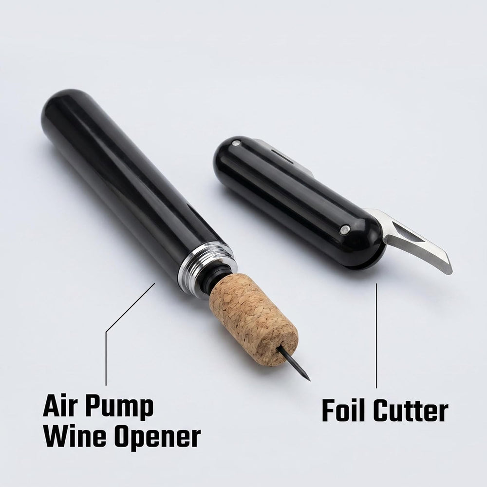 Globetrek° WineOpener 1+1 GRATIS: Luchtdrukpomp Eenvoudige Wijnflesopener