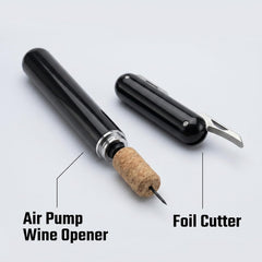 Globetrek° WineOpener 1+1 GRATIS: Luchtdrukpomp Eenvoudige Wijnflesopener